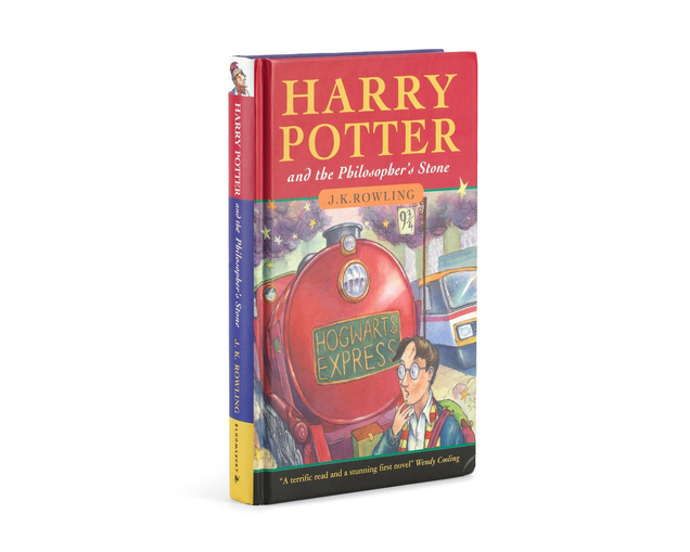 La primera edición de Harry Potter y la piedra filosofal. No nos importan tus erratas, J.K. Rowling.